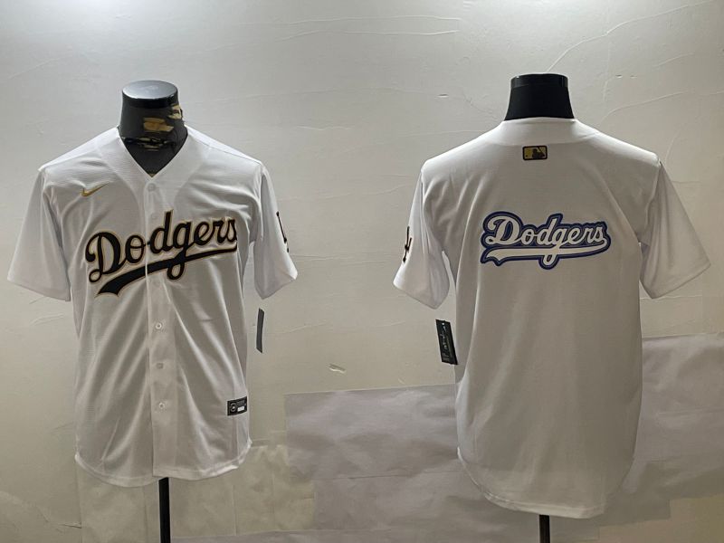 Men Los Angeles Dodgers Blank White Game 2024 Nike MLB Jersey style 12052->los angeles dodgers->MLB Jersey